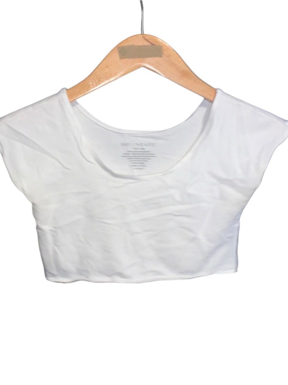 Downeast Demi Tee White Cropped X-small